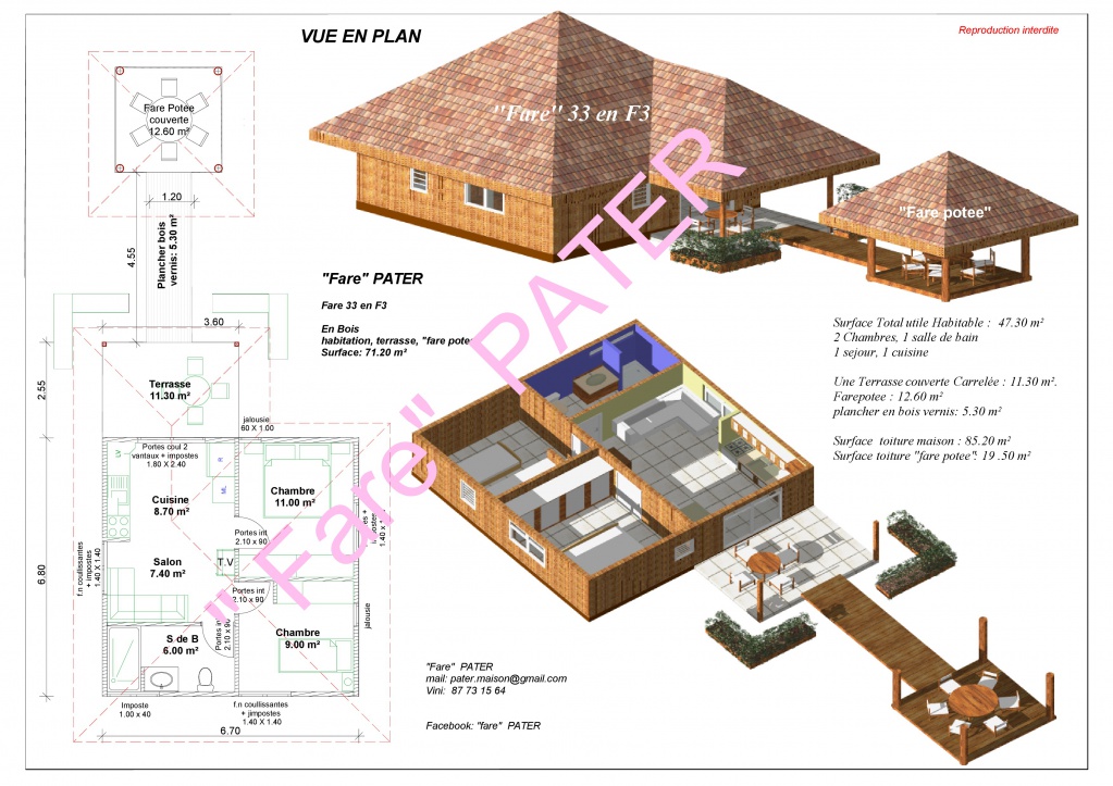 plan de maison oph tahiti