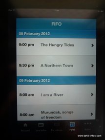 Le programme du FIFO mobile et interactif sur votre smartphone avec TAHITI INFOS Le programme du FIFO mobile et interactif sur votre smartphone avec TAHITI INFOS