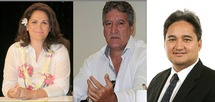 De g. à d. : N. Bouteau, J-C Bouissou, R. Tuheiava De g. à d. : N. Bouteau, J-C Bouissou, R. Tuheiava