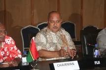 Ratu Inoke Kubuabola, le ministre des affaires étrangère fijien Ratu Inoke Kubuabola, le ministre des affaires étrangère fijien