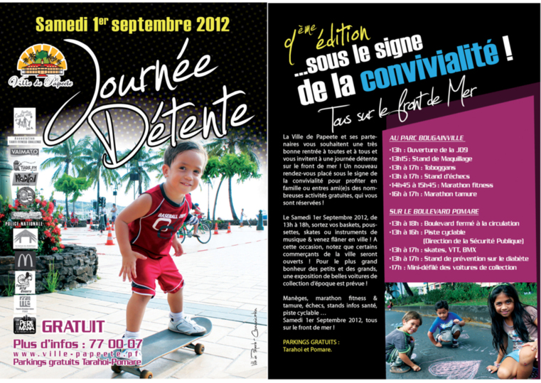 Journée Détente 9ème édition: « Tous sur le Front de Mer…sous le signe de la convivialité ! » Journée Détente 9ème édition: « Tous sur le Front de Mer…sous le signe de la convivialité ! »