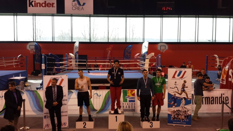Tautuarii Nena sacré champion de France universitaire de boxe