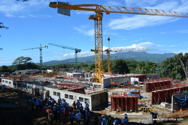 La prison de Papeari sort de terre La prison de Papeari sort de terre