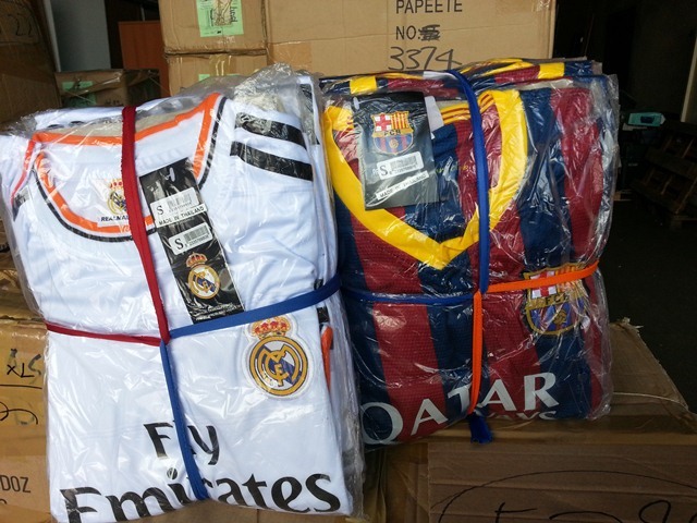 Fcfp 13 millones de productos falsificados incautados por la aduana el mes pasado