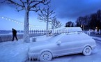 Grand froid et neige paralysent une bonne partie de l'Europe, près de 300 morts