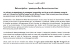 Communiqué de l'UPLD: "Réinscription : panique chez les autonomistes"
