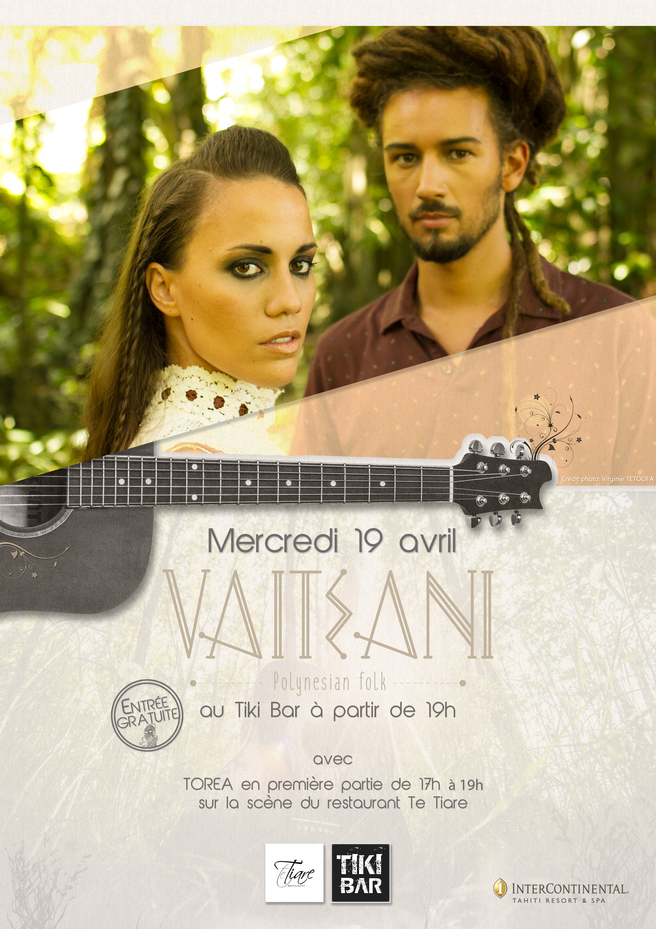 VAITEANI en concert au Tiki Bar de l'InterContinental Tahiti | Agenda ...