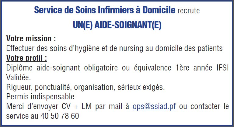 Petites Annonces Ref 231392 Offre D Emploi Aide Soignant E