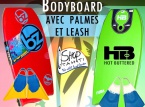 BODYBOARD avec PALMES ET LEASH BODYBOARD avec PALMES ET LEASH