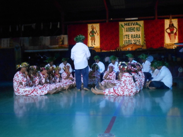 Tamari'i Ha'apiti a remporté le premier prix en Himene Rū'au