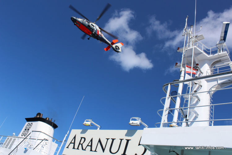 Aranui 5 : une (fausse) panne avec 40 personnes à bord Aranui 5 : une (fausse) panne avec 40 personnes à bord