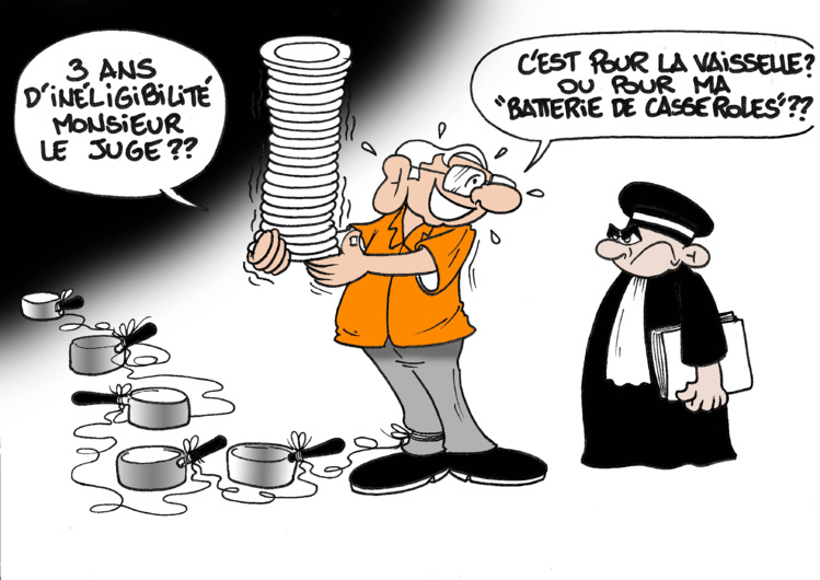 " L'affaire de la vaisselle " par Munoz