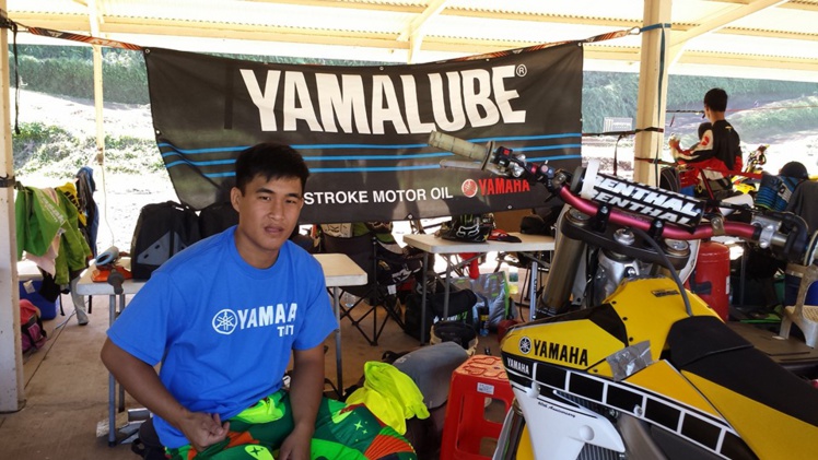 Raiarii Vonbalou est sponsorisé par Yamaha Raiarii Vonbalou est sponsorisé par Yamaha