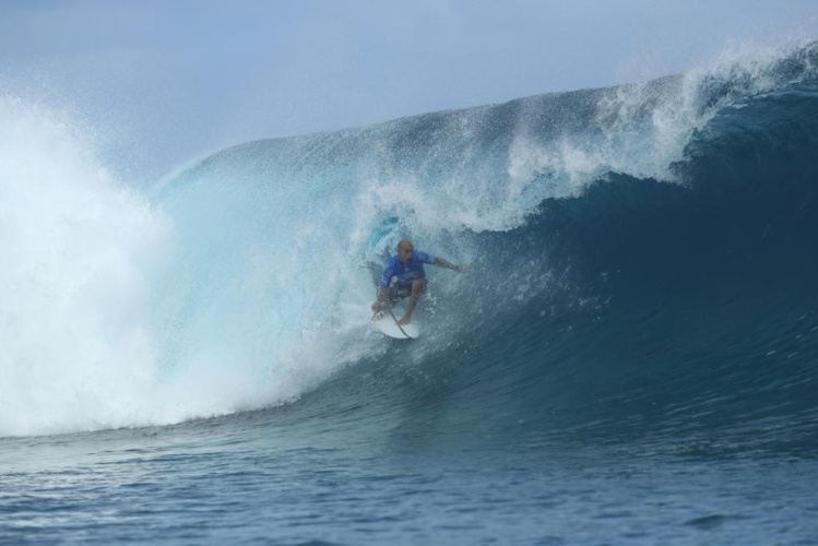 Kelly Slater reste un des meilleurs à Teahupo'o Kelly Slater reste un des meilleurs à Teahupo'o