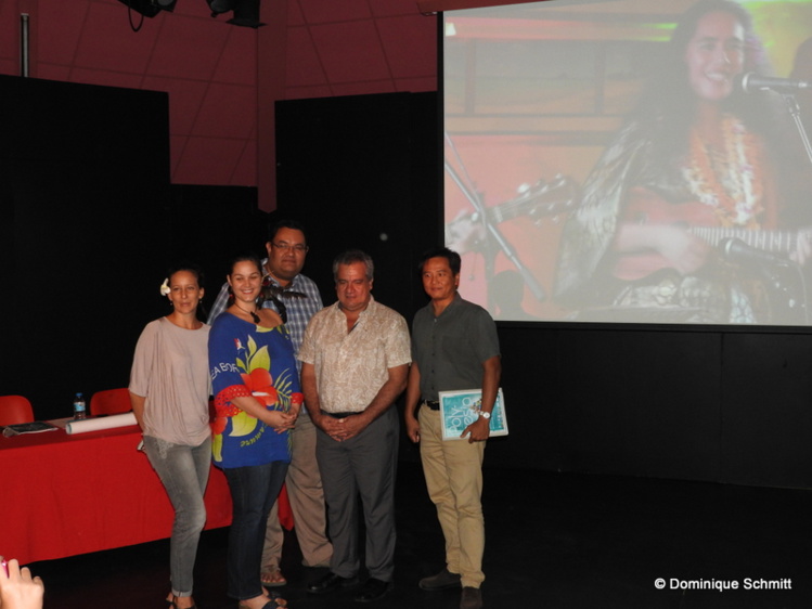 Heremoana Maamaatuaiahutapu, ministre de la Culture, Hinatea Ahnne, la directrice de la Maison de la culture, et les acteurs du projet ont présenté, hier à la presse, le programme des festivités.