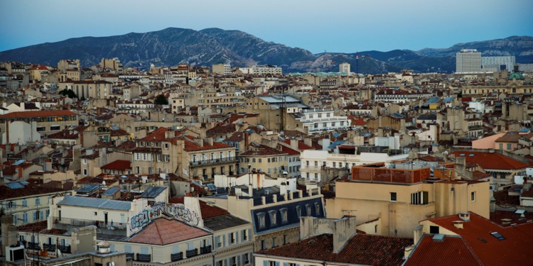 Marseille, l'une des plus anciennes villes d'Europe, a été fondée par des Grecs en 2.600 avant JC.@ ODD ANDERSEN / AFP