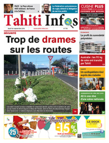 TAHITI INFOS N°735 du 1er septembre 2016