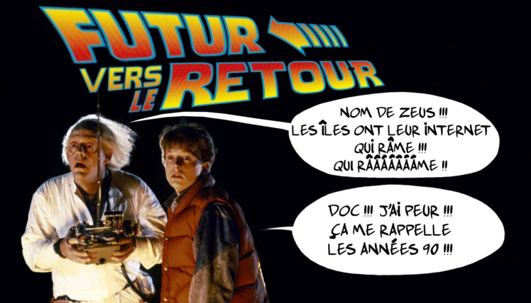 " L'internet dans les îles " vu par Munoz