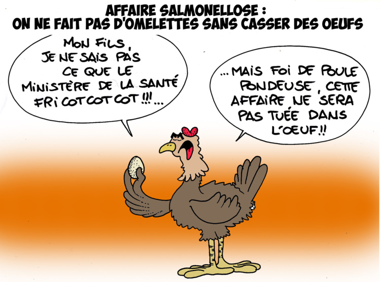 " L'affaire salmonellose " vu par Munoz " L'affaire salmonellose " vu par Munoz