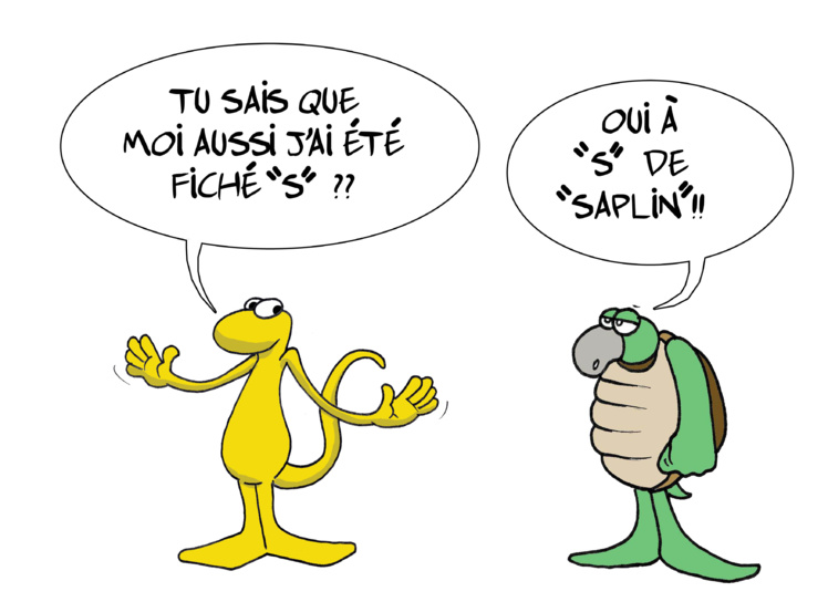 " Fiché S " vu par Munoz " Fiché S " vu par Munoz