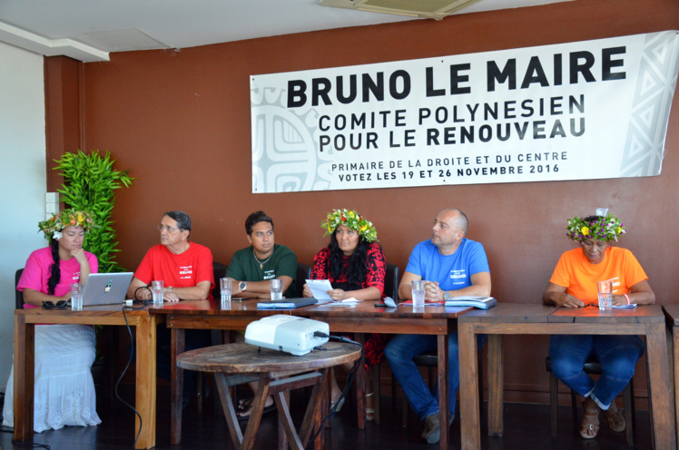 Le comité polynésien de soutien à Bruno Le Maire se dévoile
