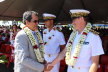 Teva i Uta : émotion et joie pour l'inauguration du collège "Tinomana Ebb" Teva i Uta : émotion et joie pour l'inauguration du collège "Tinomana Ebb"