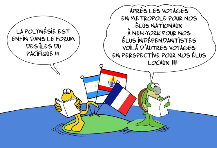 " Le forum du Pacifique " vu par Munoz " Le forum du Pacifique " vu par Munoz