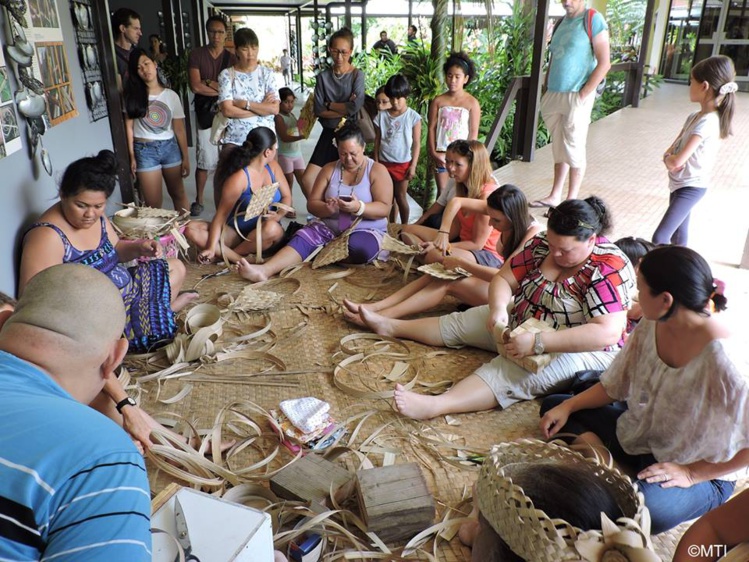 Des ateliers de tressage sont organisés ce week-end au Musée de Tahiti et des îles.