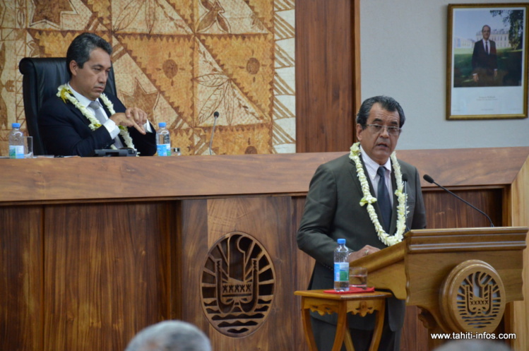 Ouverture de la session budgétaire 2016 : le discours d'Edouard Fritch Ouverture de la session budgétaire 2016 : le discours d'Edouard Fritch