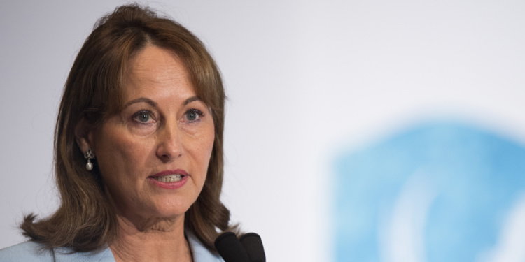 Ségolène Royal a annoncé des alliances pour protéger la Méditerranée.@ JIM WATSON / AFP Ségolène Royal a annoncé des alliances pour protéger la Méditerranée.@ JIM WATSON / AFP