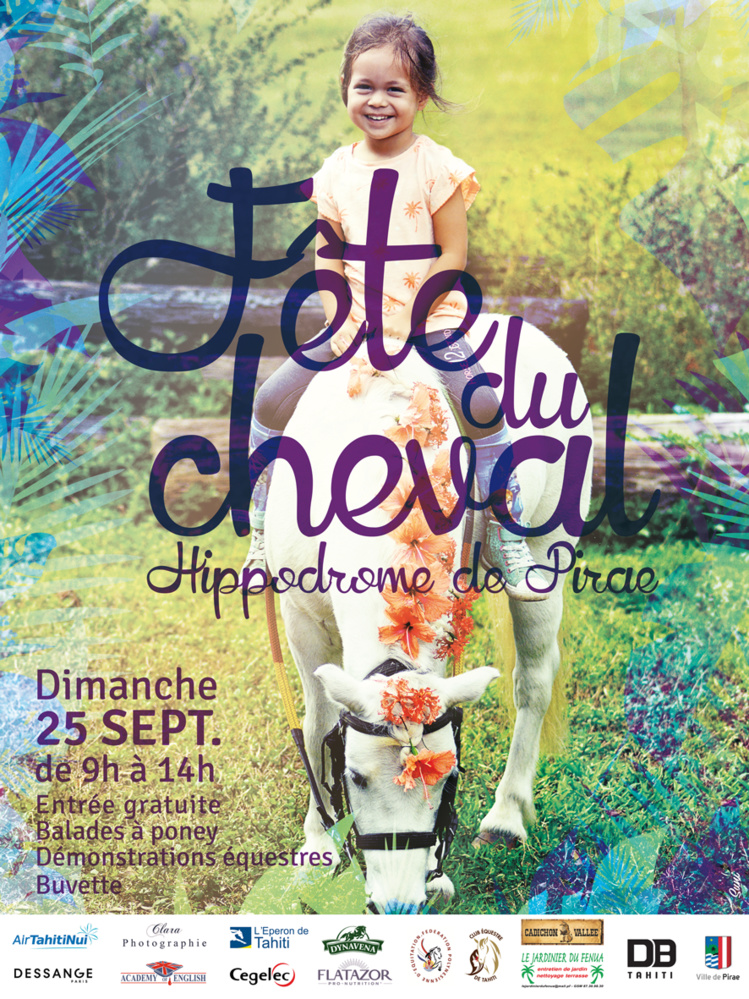 Découvrez l'équitation à l’occasion de la Fête du Cheval ce week-end à Pirae
