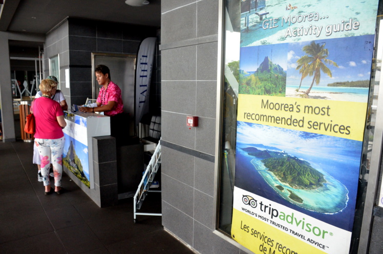 Depuis le 1er avril dernier, le GIE Tahiti Tourisme a mis en place une antenne à la gare maritime de Papeete, aux côtés du GIE Moorea Tourisme.