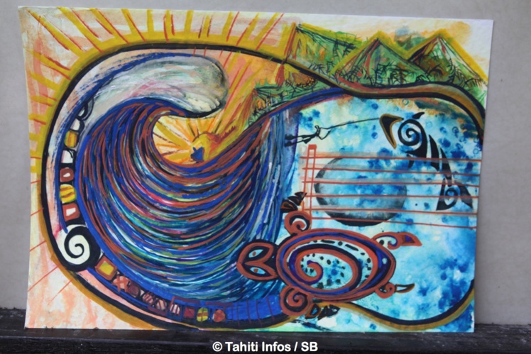 Après le bodyboard, la peinture... Après le bodyboard, la peinture...