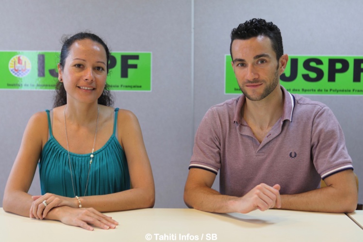 Cécile Tiatia conseillère technique au ministère des sports et Emmanuel Haessler de la MAAT Cécile Tiatia conseillère technique au ministère des sports et Emmanuel Haessler de la MAAT