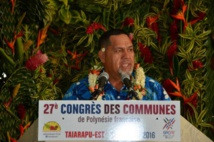 Cyril Tetuanui, maire de Tumara'a.