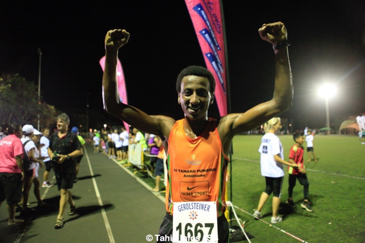 Samuel Aragaw gagne avec 1'28 d'avance Samuel Aragaw gagne avec 1'28 d'avance