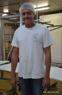 Christophe Pisselis, gérant de la société Fenua fish.