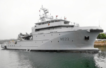 Le bâtiment multi-missions Bougainville en route pour Papeete