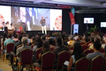 Philippe Turp devant le public très attentif du forum de l'économie Philippe Turp devant le public très attentif du forum de l'économie