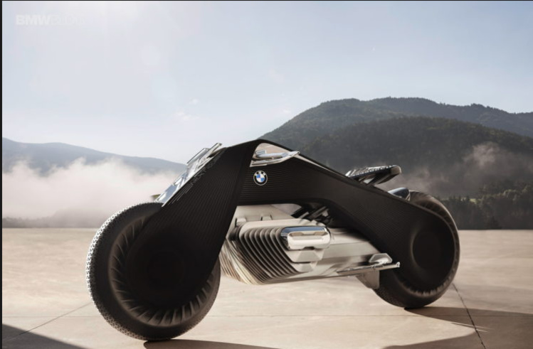 Elle s'auto-équilibre, pas besoin de casque: BMW présente sa moto du futur