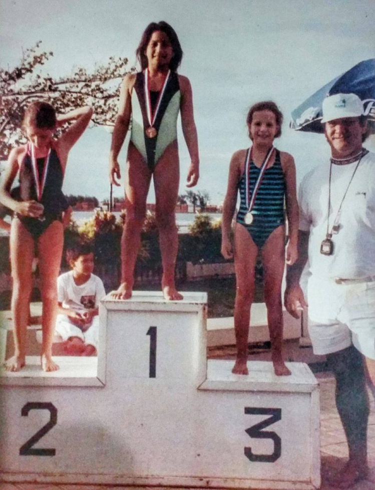 Puatea a commencé par la natation Puatea a commencé par la natation