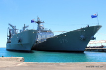 Un marin de la Marine coréenne se fait une belle frayeur dans le port de Papeete Un marin de la Marine coréenne se fait une belle frayeur dans le port de Papeete
