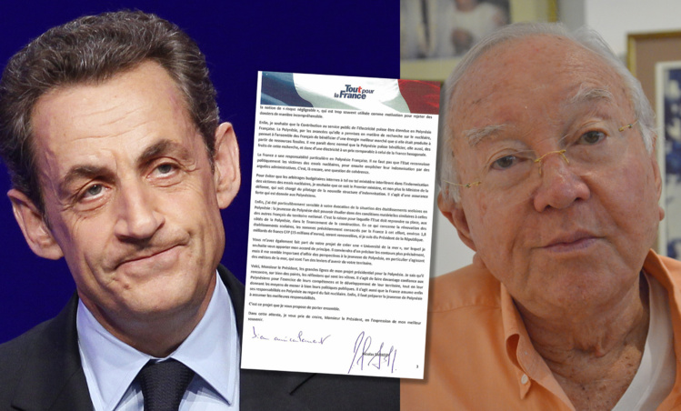 Elu président de la République, Nicolas Sarkozy a promis à Gaston Flosse une nouvelle révision statutaire et la restauration de plusieurs dotations de l’Etat.