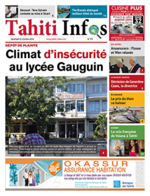 TAHITI INFOS N°771 du 21 octobre 2016 TAHITI INFOS N°771 du 21 octobre 2016
