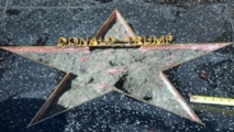 L'étoile de Trump à Hollywood à nouveau vandalisée