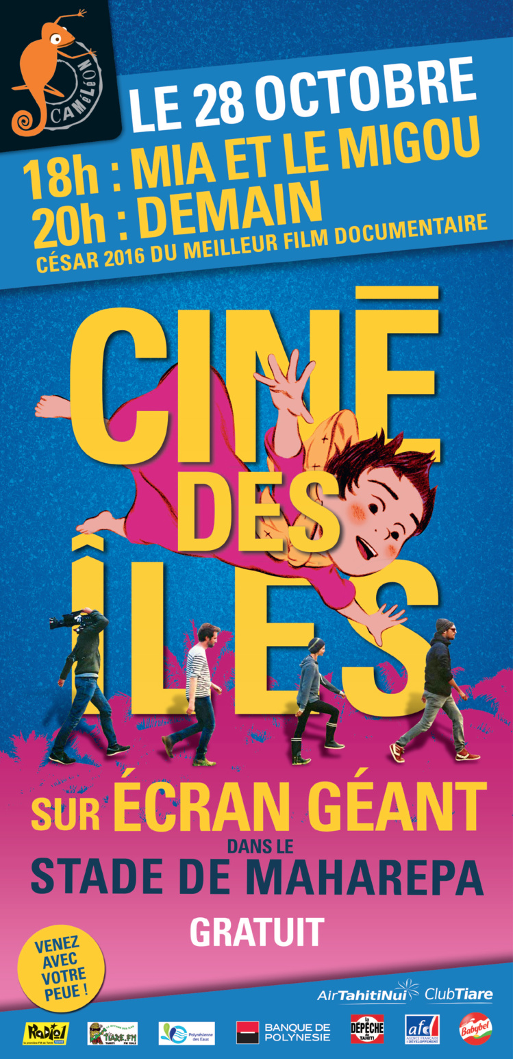 "Ciné des îles" : deux films projetés sur écran géant ce soir à Moorea