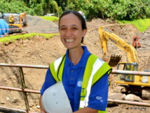 Installation d'une nouvelle turbine 100% écolo à Papenoo Installation d'une nouvelle turbine 100% écolo à Papenoo