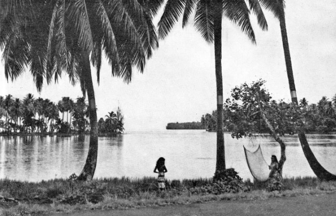 La pointe Tehoro à Mataiea en 1956. Photo Hollande