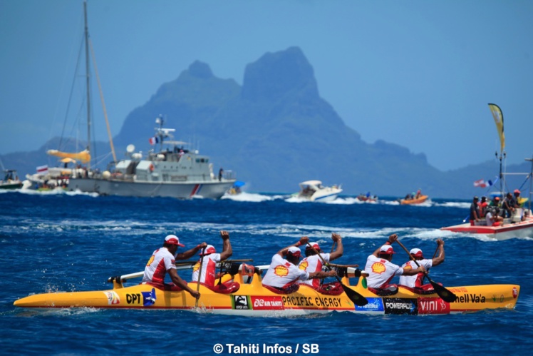 Shell Va'a lors de la deuxème étape Shell Va'a lors de la deuxème étape