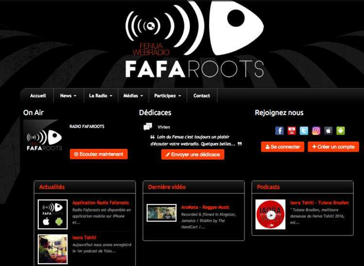 Fafaroots, la première radio en ligne du territoire Fafaroots, la première radio en ligne du territoire